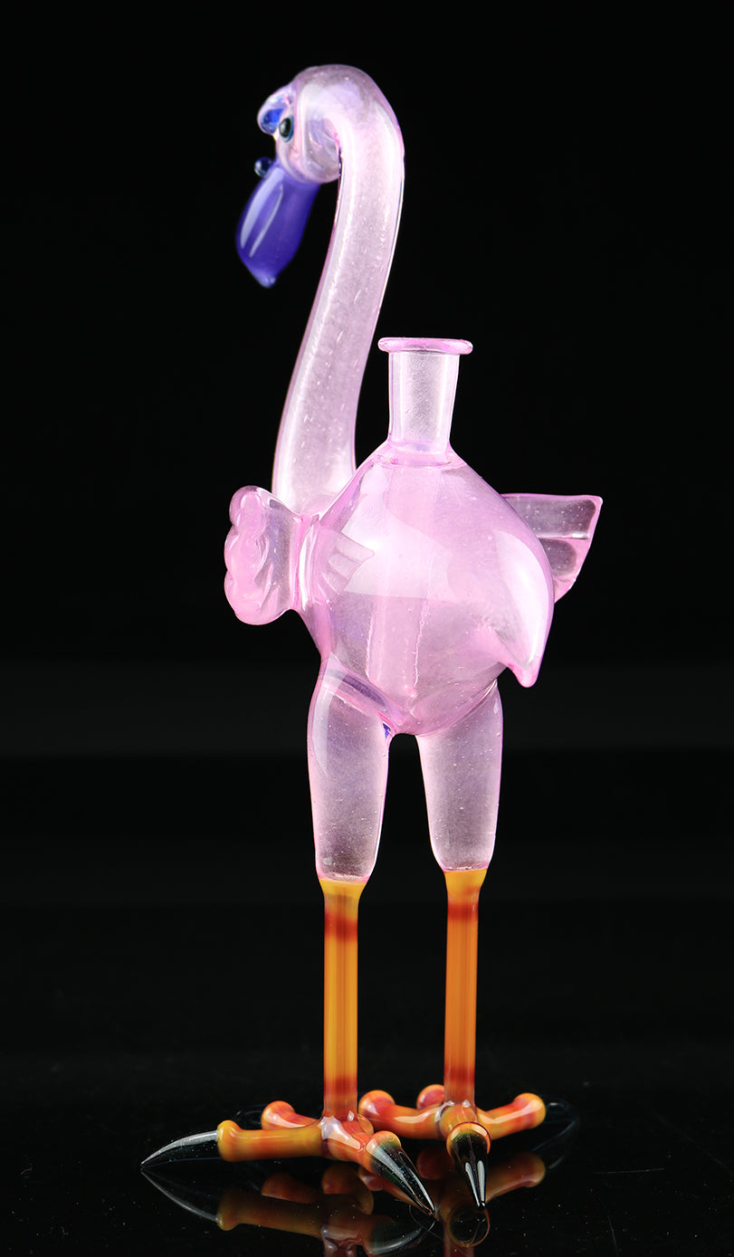 Pink Satin Flamingo Dab Rig by, Burtoni