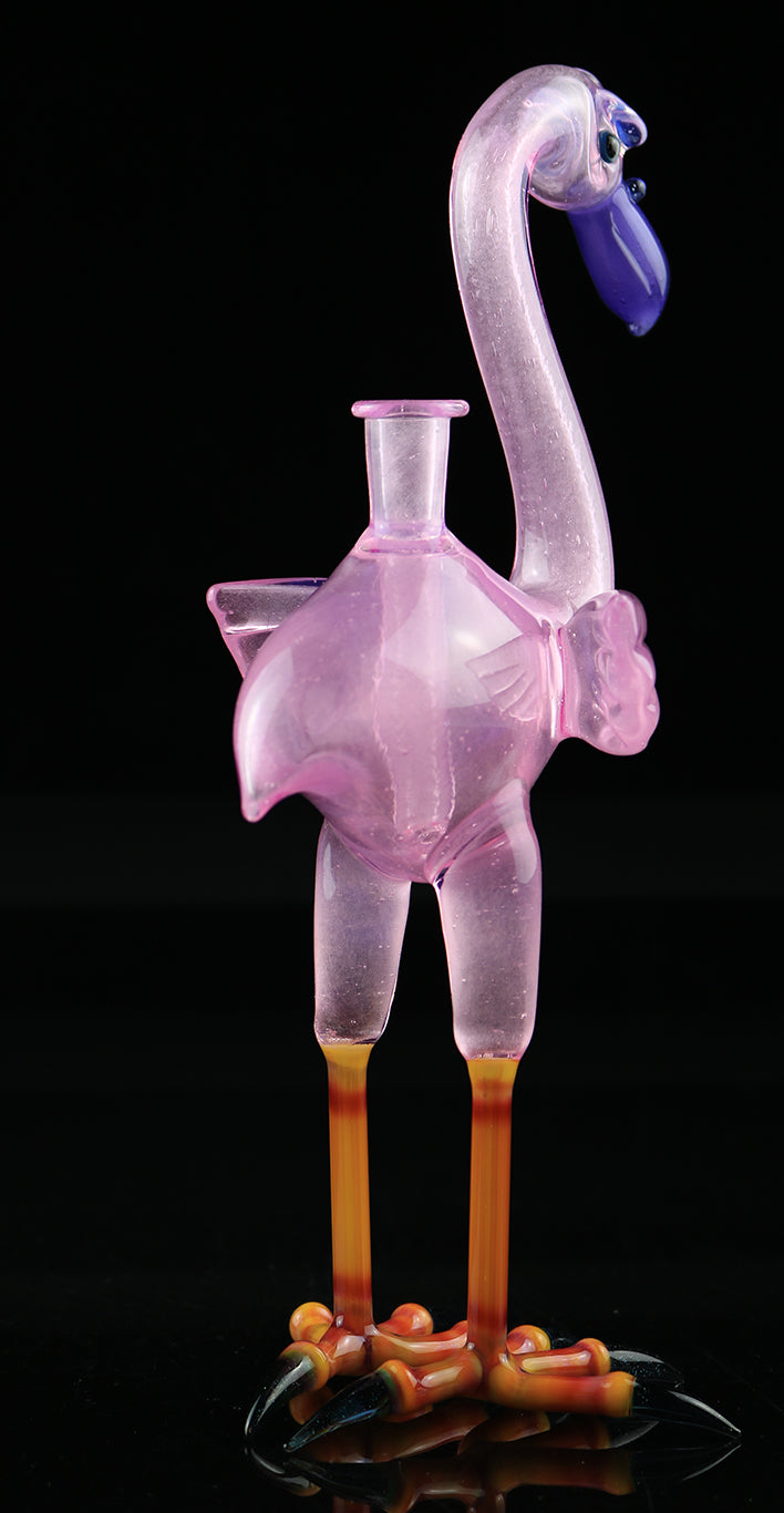 Pink Satin Flamingo Dab Rig by, Burtoni