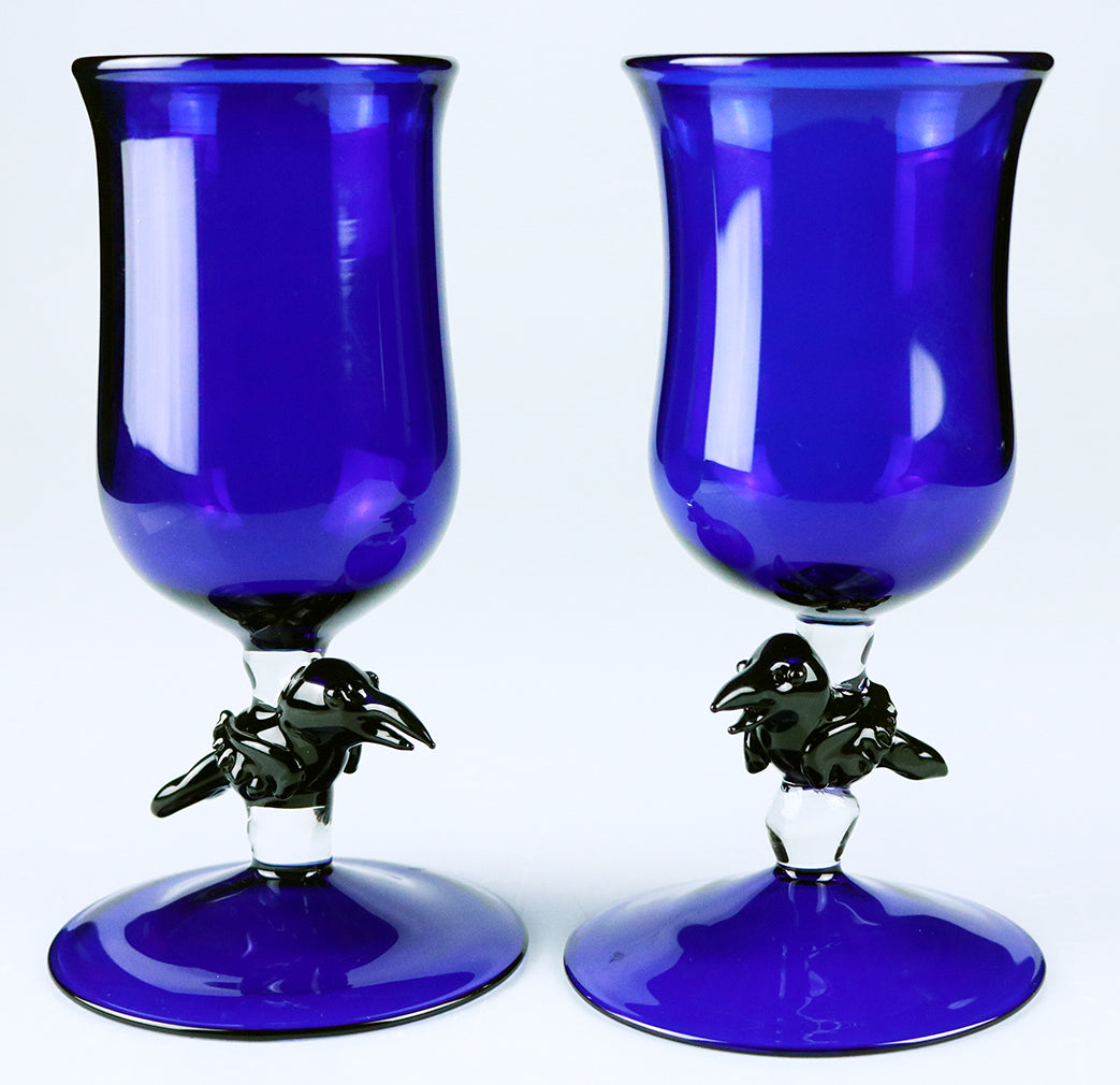 Cobalt Crow Wine Set