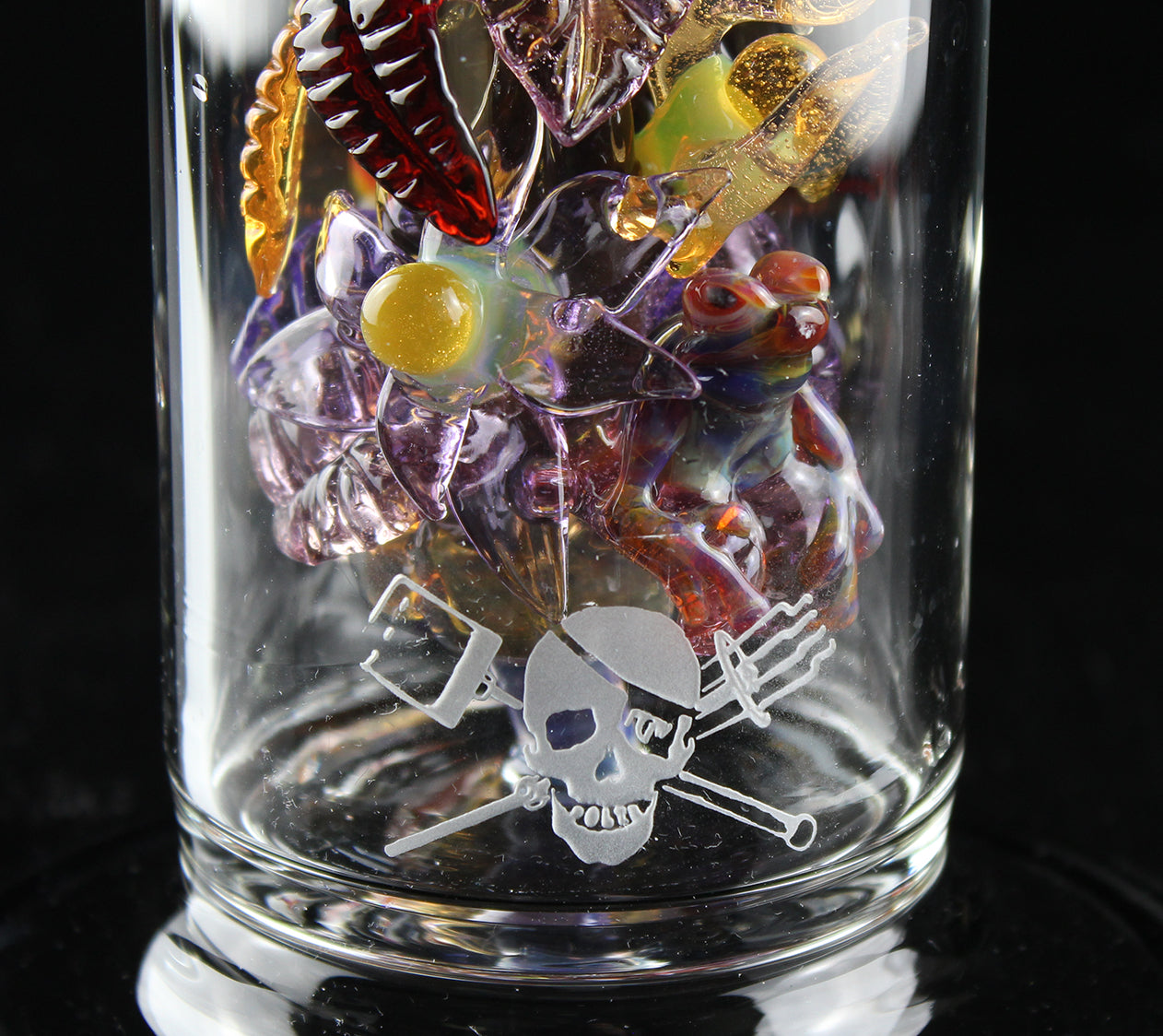 Custom Fire Bong by, Polet and Phil_PGW