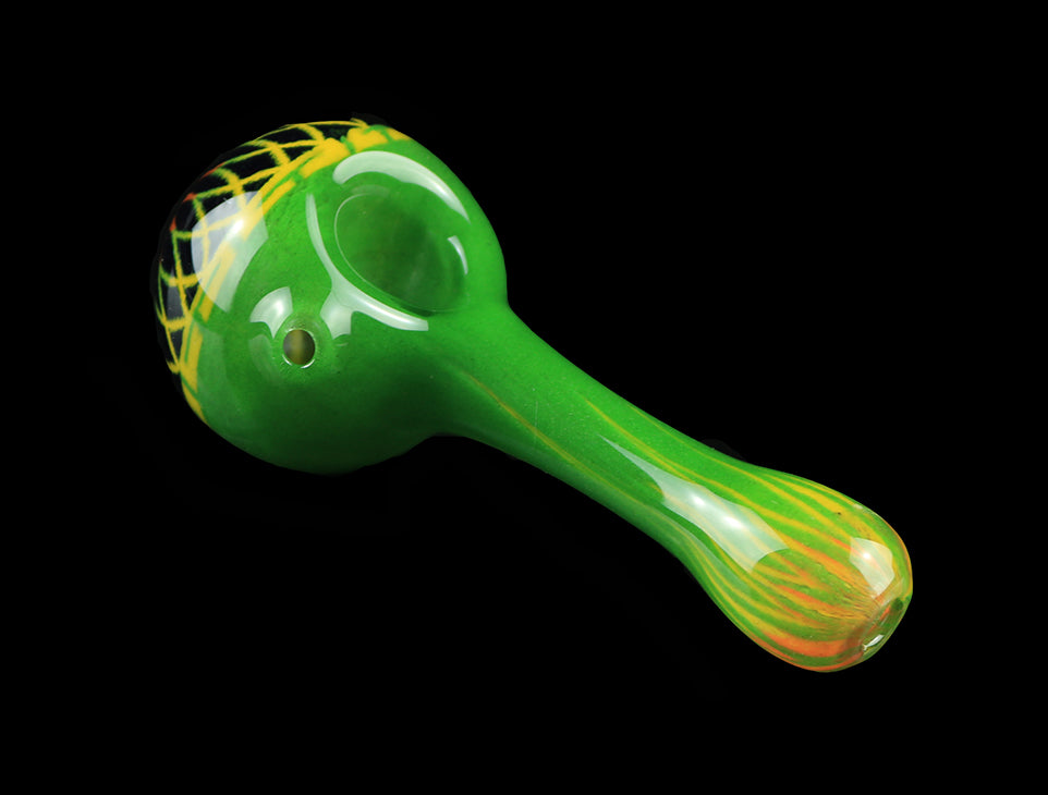 Green Filla Spoon by, Hoffman Glass
