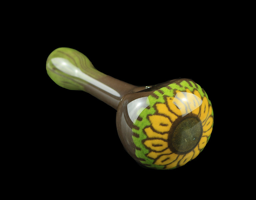 Sunflower Spoon By, Hoffman glass