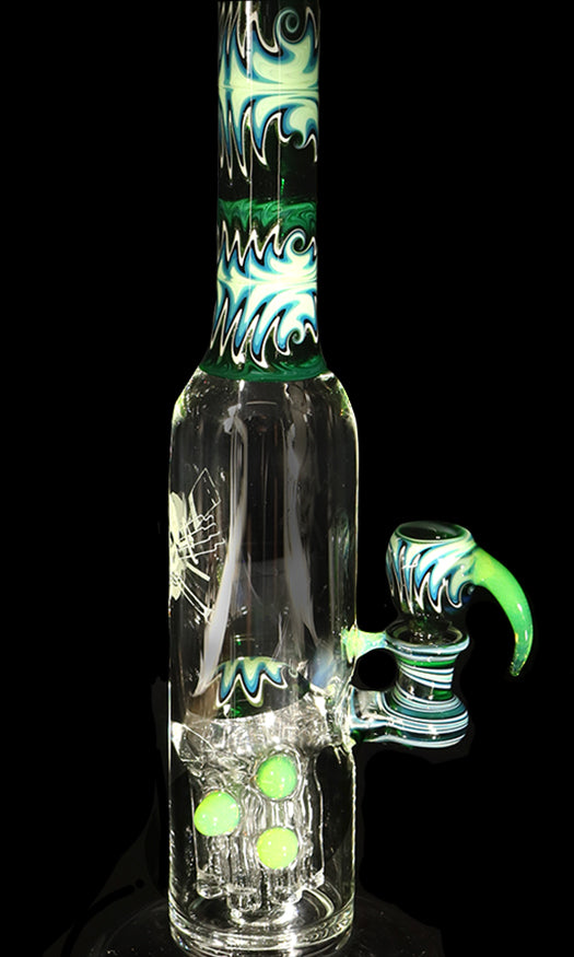 Old School Style Tree Perc Bong by Phil Sundling