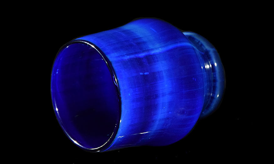 Cobalt Scotch Glass by Phil Sundling