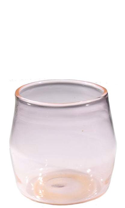 10oz Pink Scotch Glass by Phil Sundling