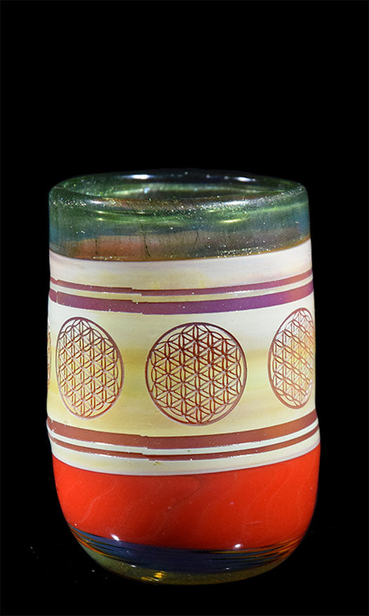 Mismatch Scotch Glass by Phil Sundling
