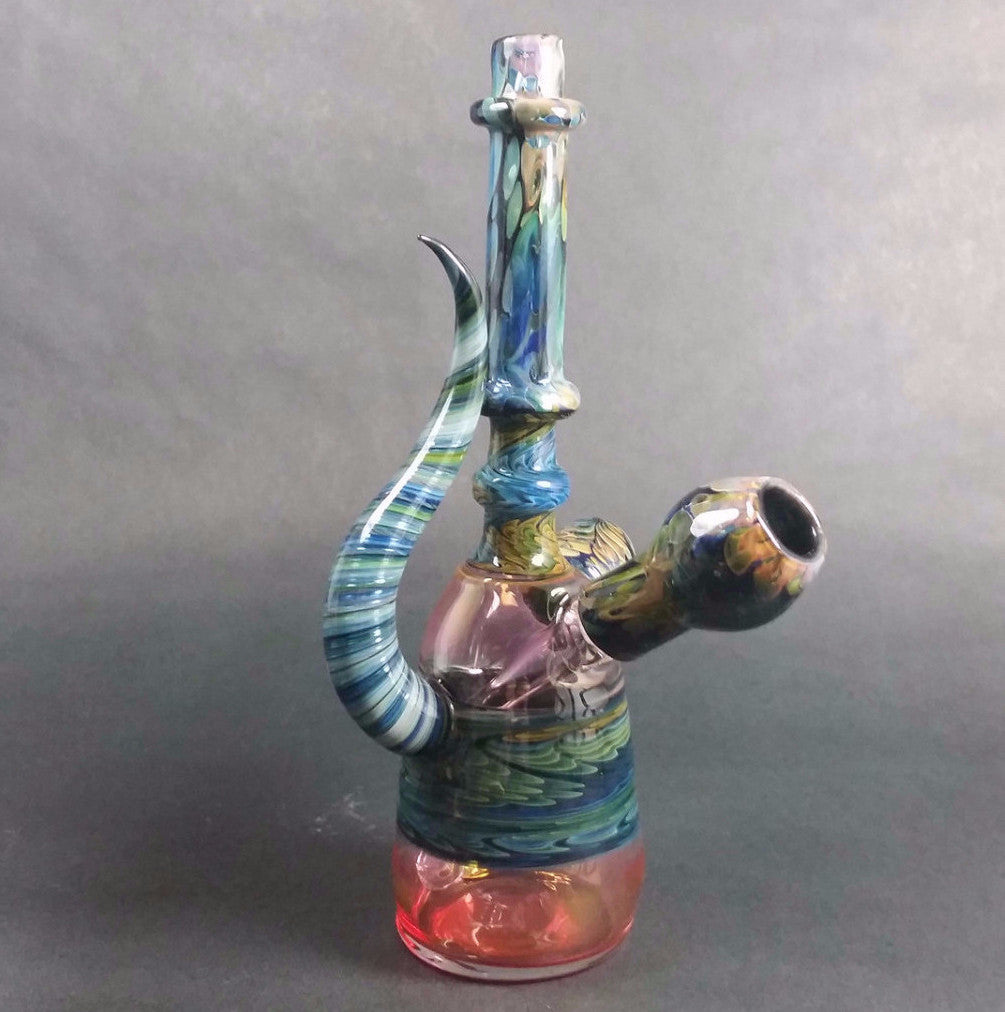 14mm Fumed Mini Dab Rig by, Dcon