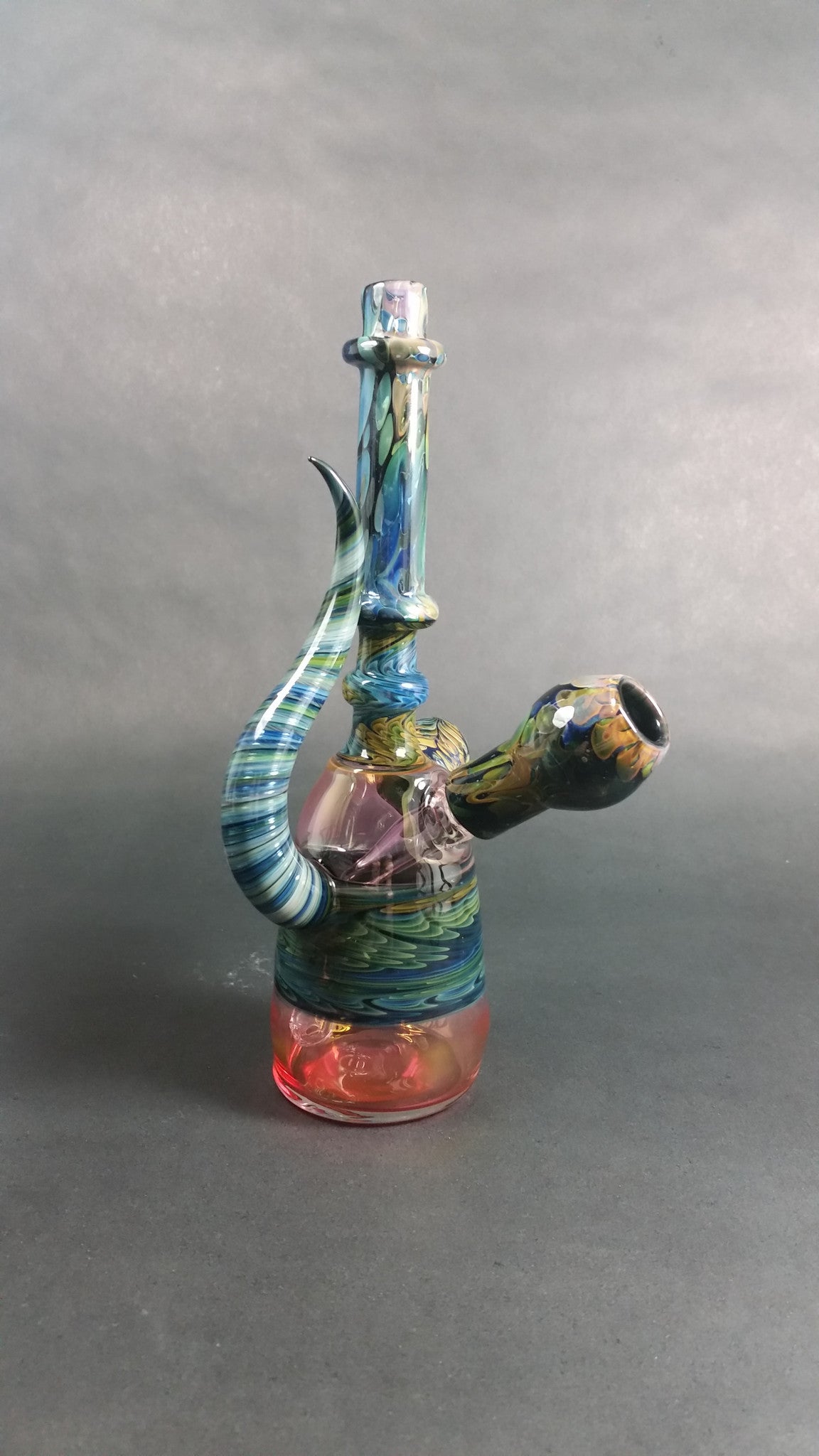 14mm Fumed Mini Dab Rig by, Dcon