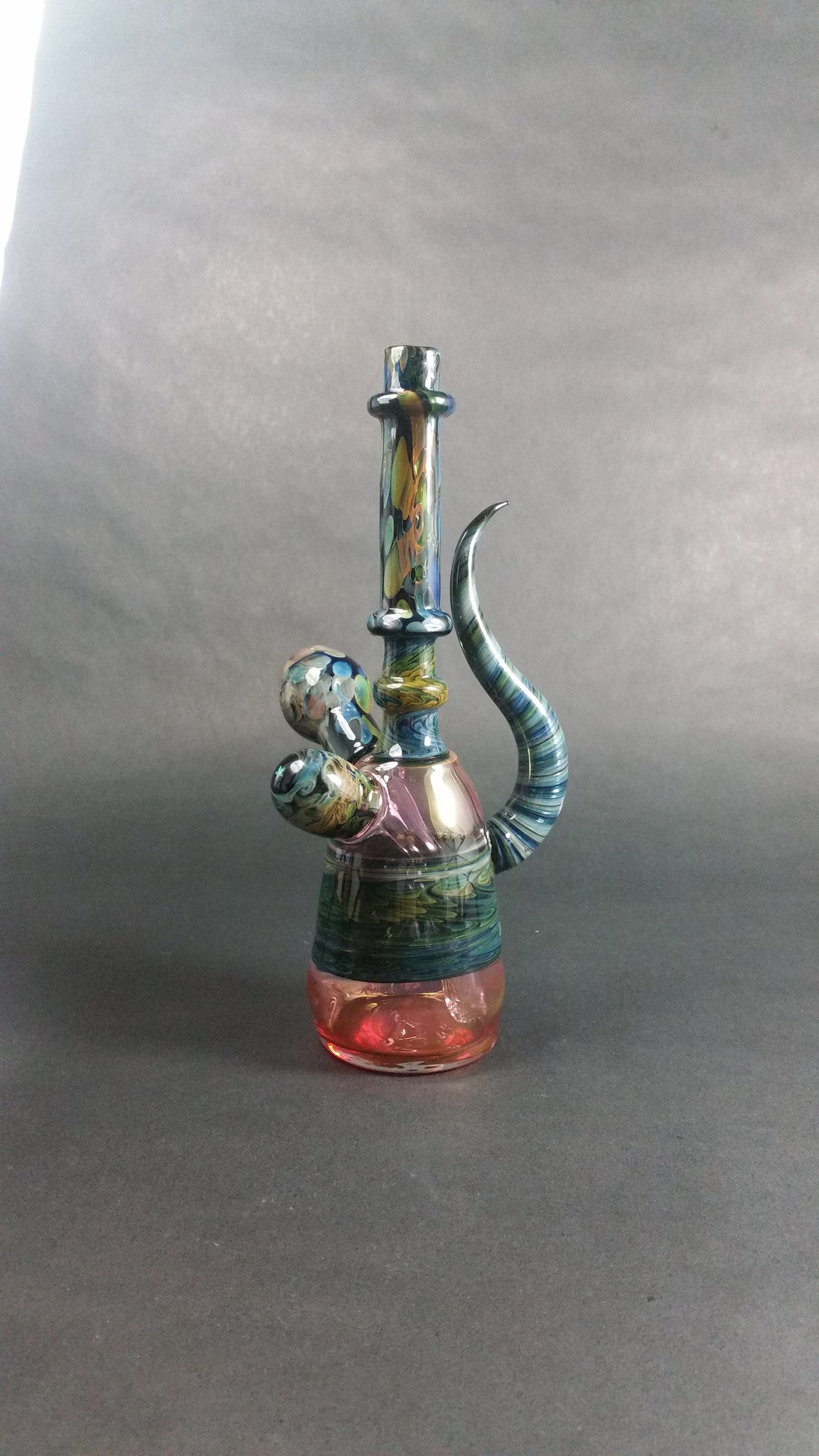 14mm Fumed Mini Dab Rig by, Dcon