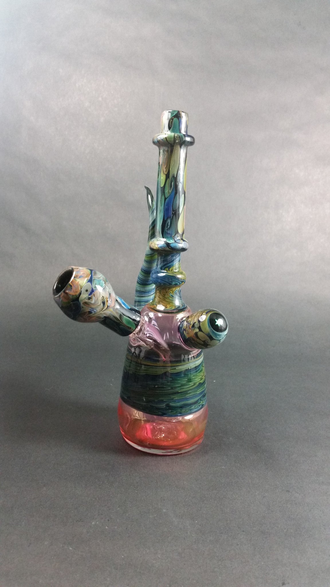 14mm Fumed Mini Dab Rig by, Dcon