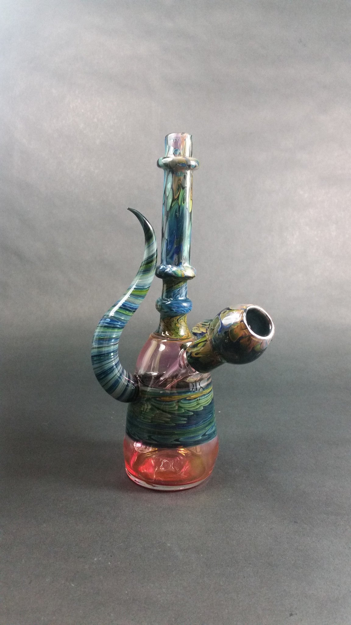 14mm Fumed Mini Dab Rig by, Dcon