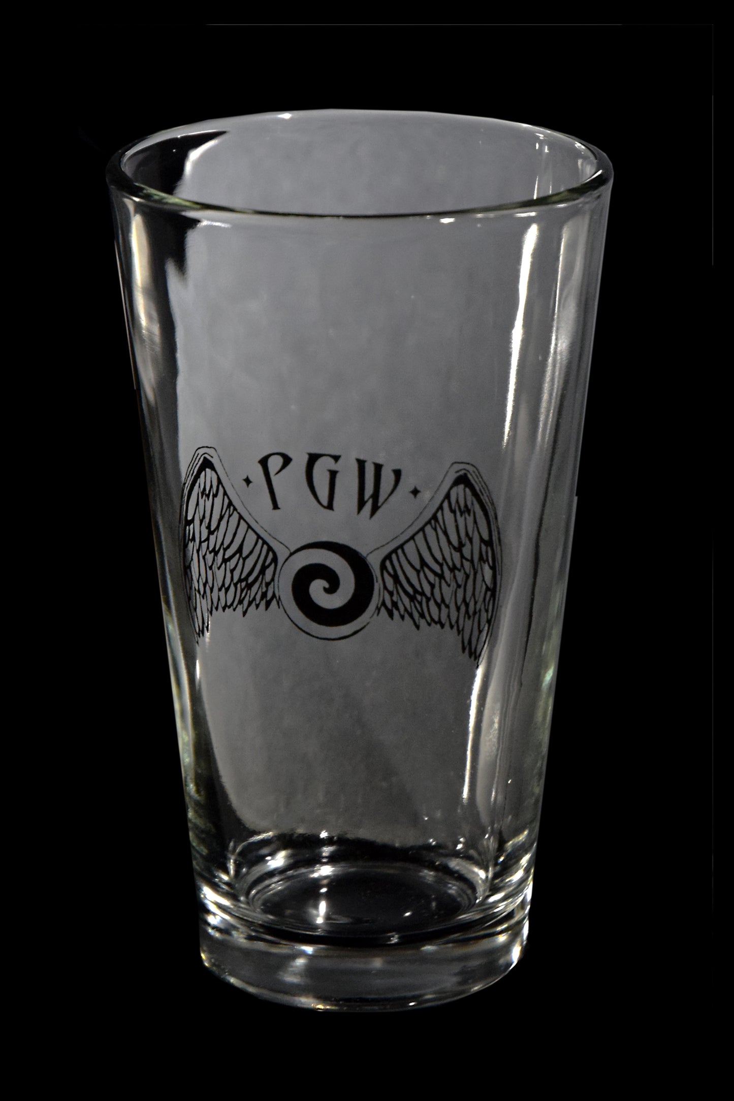 PGW Wings 16 oz. Logo Pint Glasses