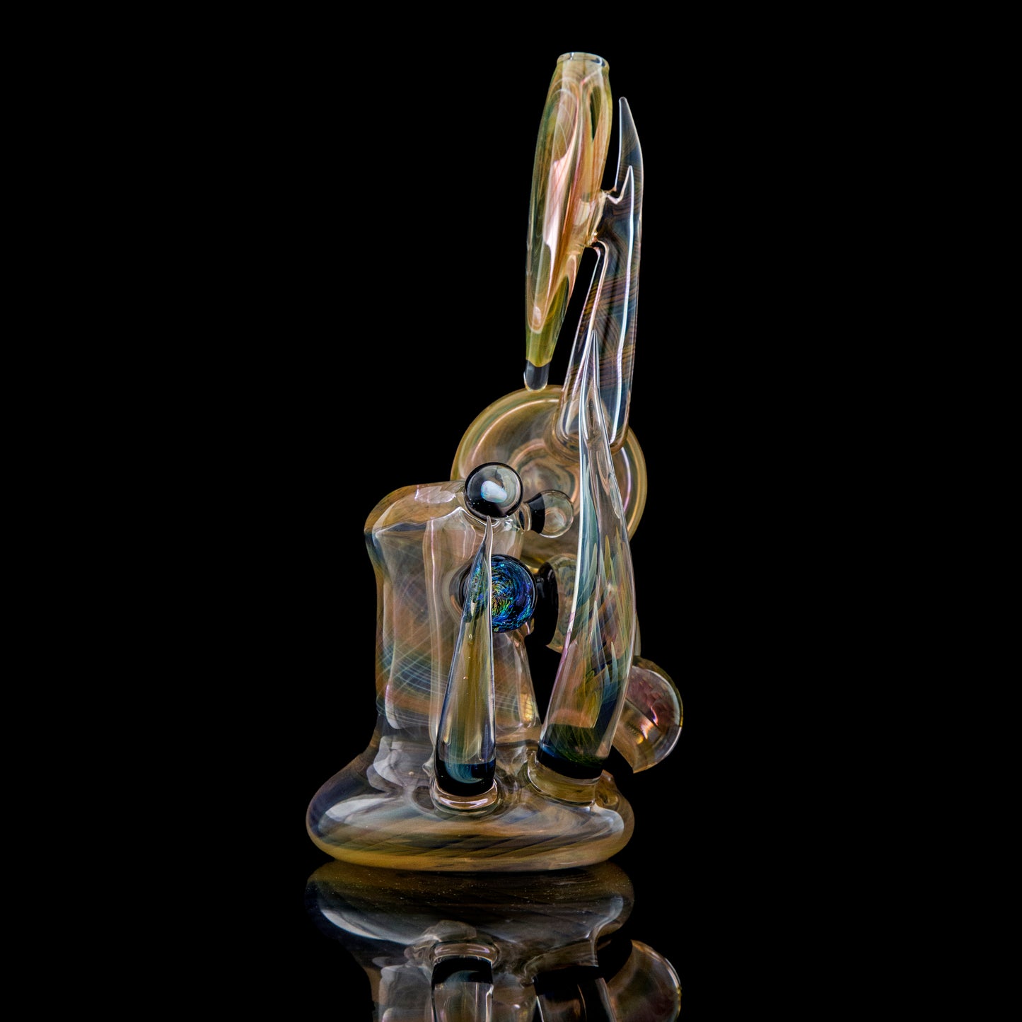 Recycler Dewar Bubbler Dab Rig made by, B Money Glass