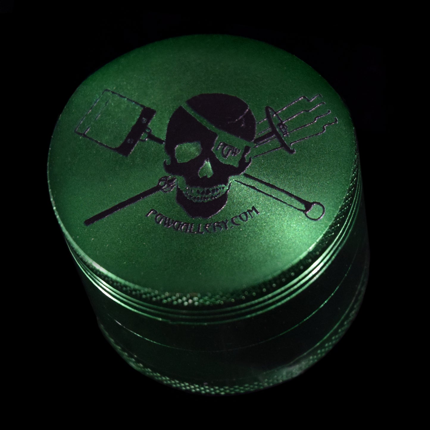 green skull grinder