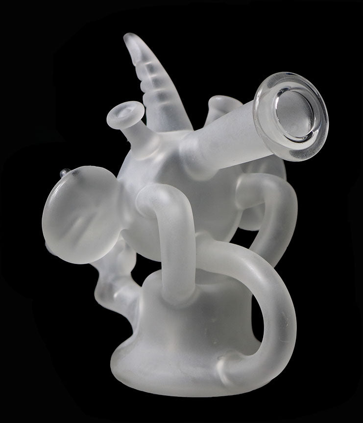 Sandblasted Gnat Recycler Dab Rig by Phil Sundling and Fedex