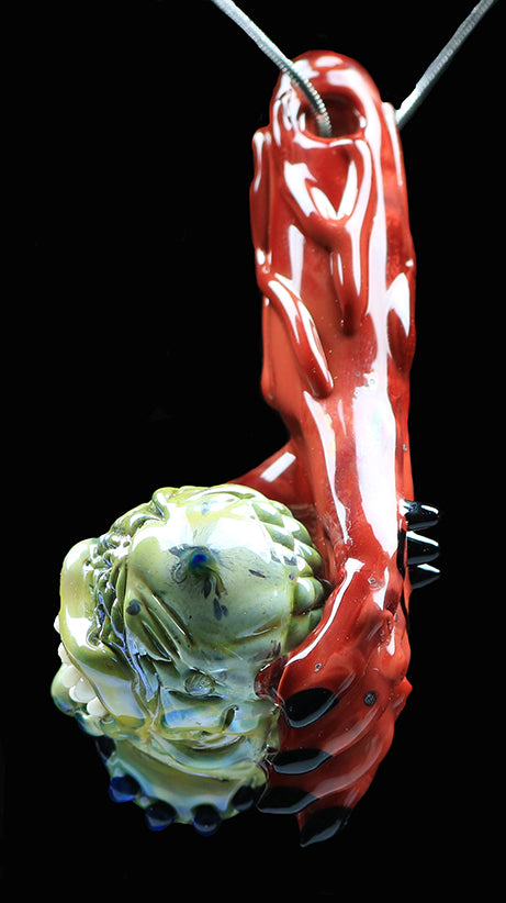 Devils Right Hand Zombie Face Pendant