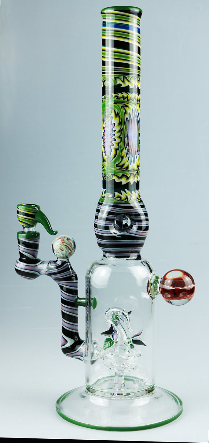 Triple donut bong collab with Seif glass