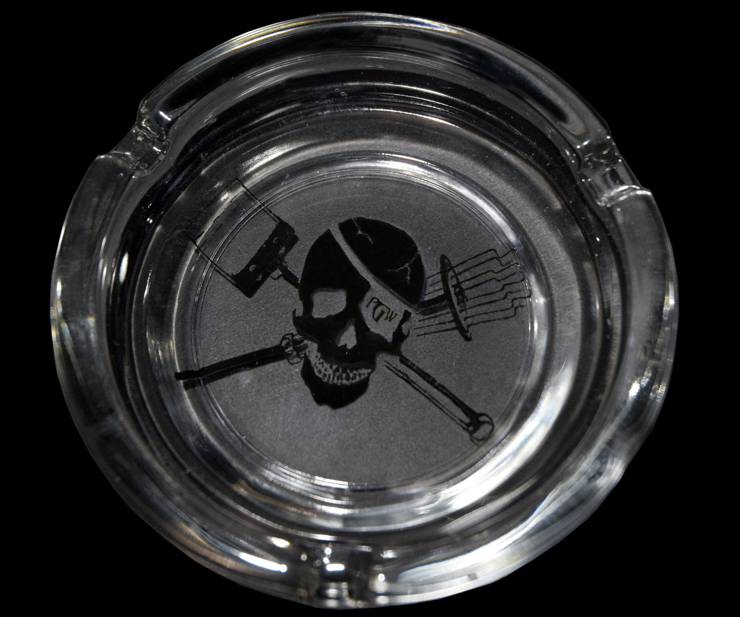 PRISM Logo Glass Ash Trays