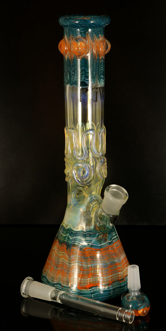 13" decorative flask bong