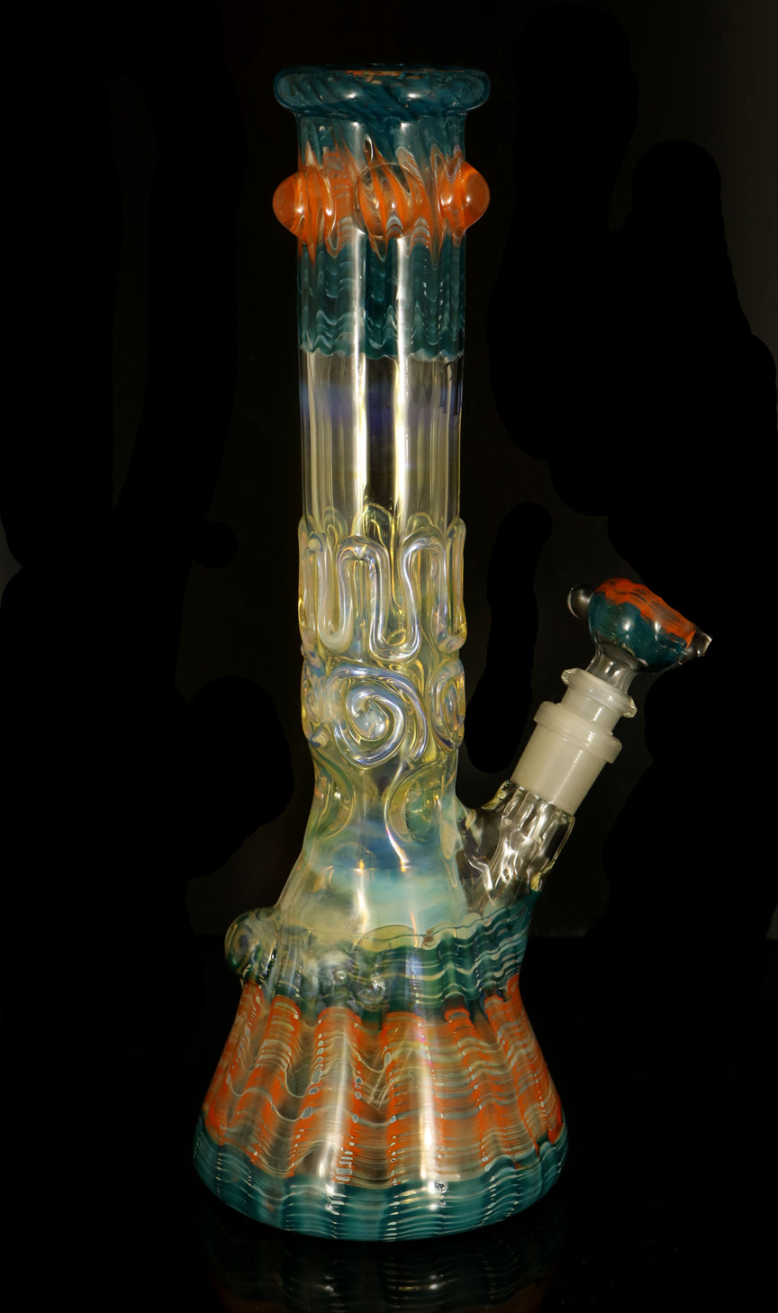 13" decorative flask bong