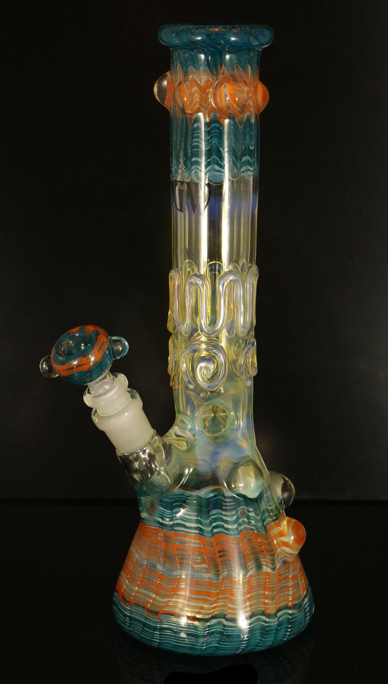 13" decorative flask bong