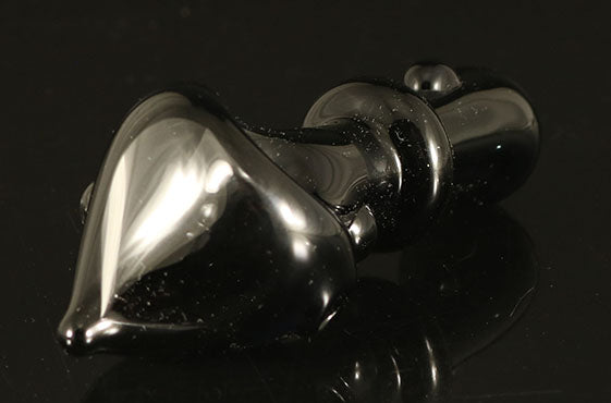 Black Spoon with Front Horn