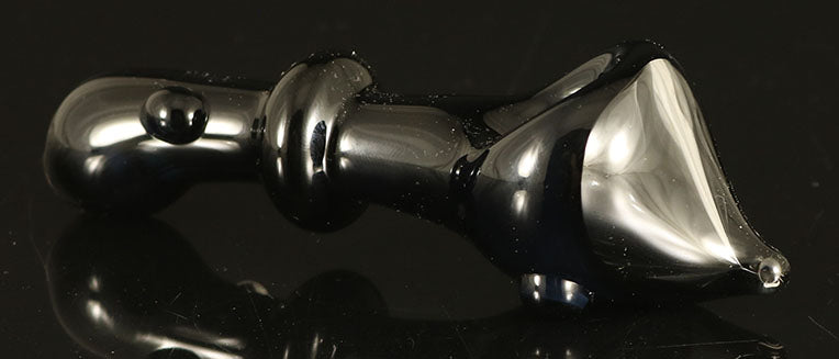 Black Spoon with Front Horn