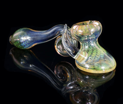 Fumed Hammer Pipe by Ck_glass