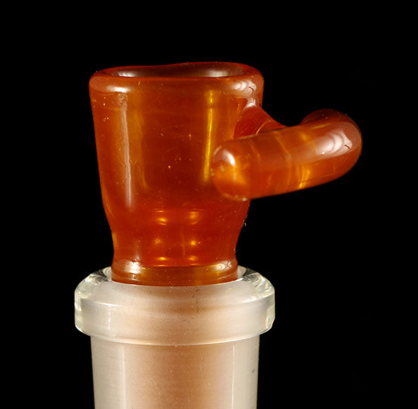 Bong Slide Hand Formed Orange