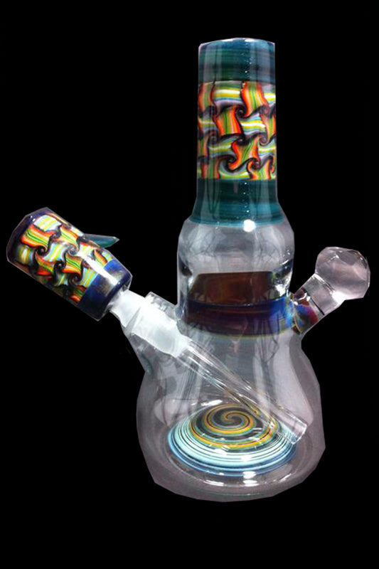 Green Pinweave Dab Rig by, Chris Hubbard