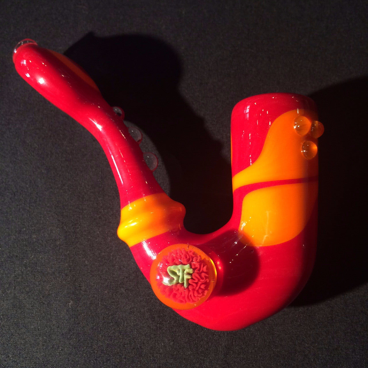 Sean Foley/STF Glass Sherlock: Red and Orange