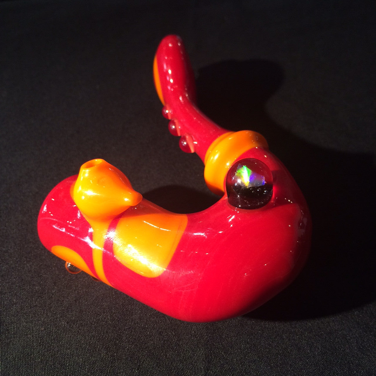 Sean Foley/STF Glass Sherlock: Red and Orange