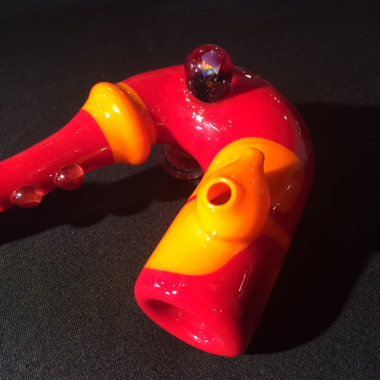 Sean Foley/STF Glass Sherlock: Red and Orange