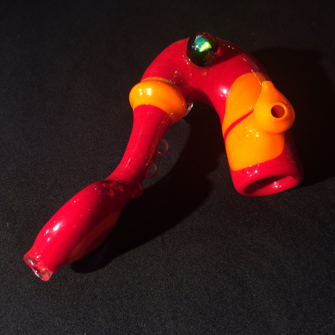 Sean Foley/STF Glass Sherlock: Red and Orange