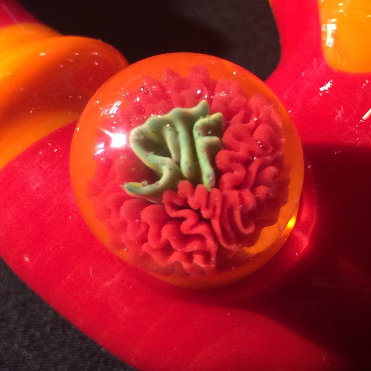 Sean Foley/STF Glass Sherlock: Red and Orange