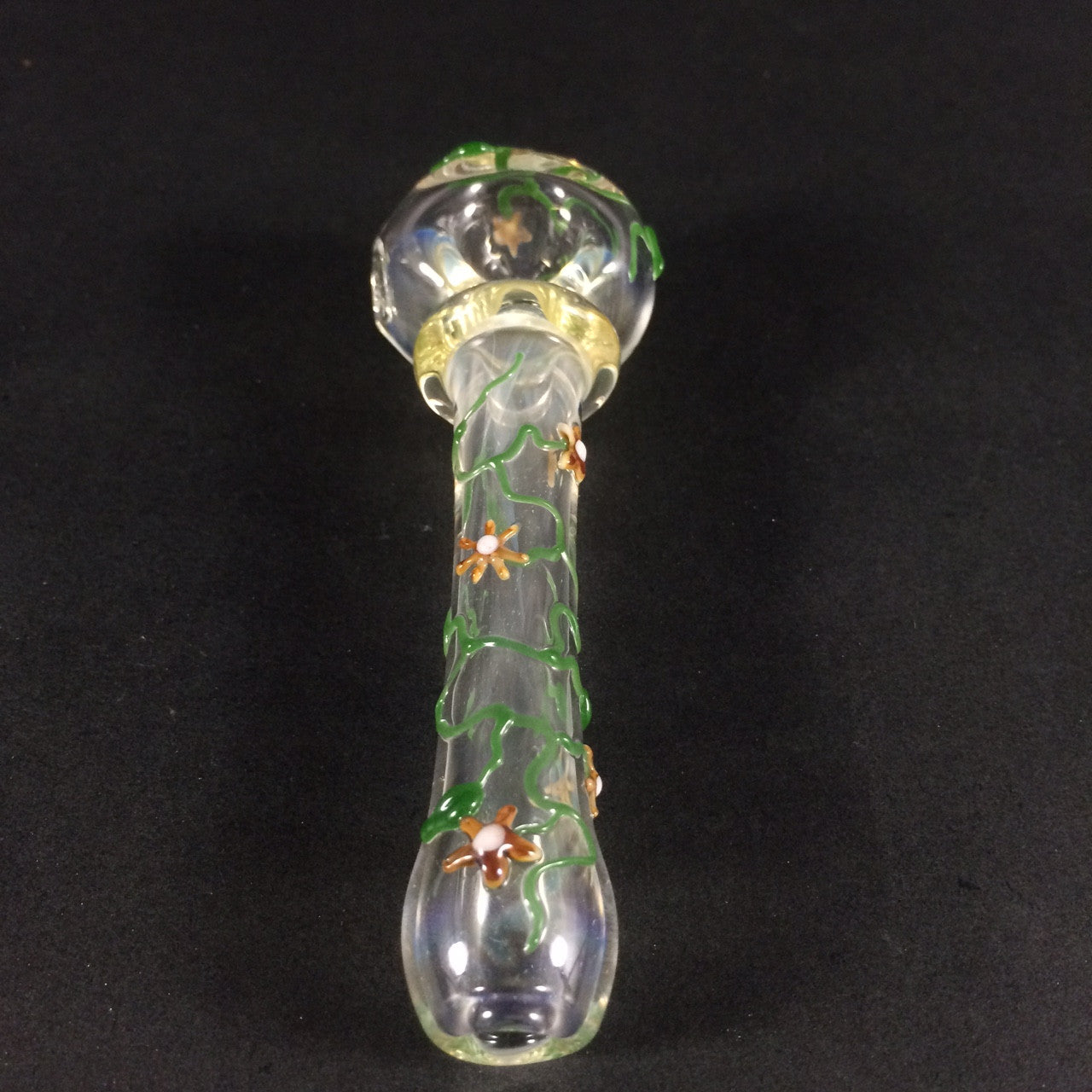 Flower Vine Spoon Pipe : Glass by Mouse