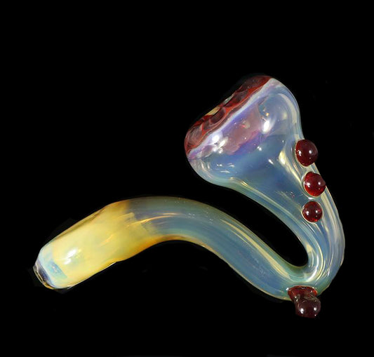 Sherlock Dry Pipe Red Honey Comb by, Glass by Mouse