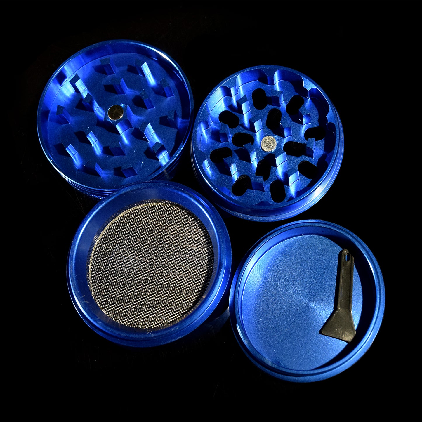 PRISM 4 part grinder open