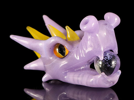 Purple Dagon Pendant by devient art