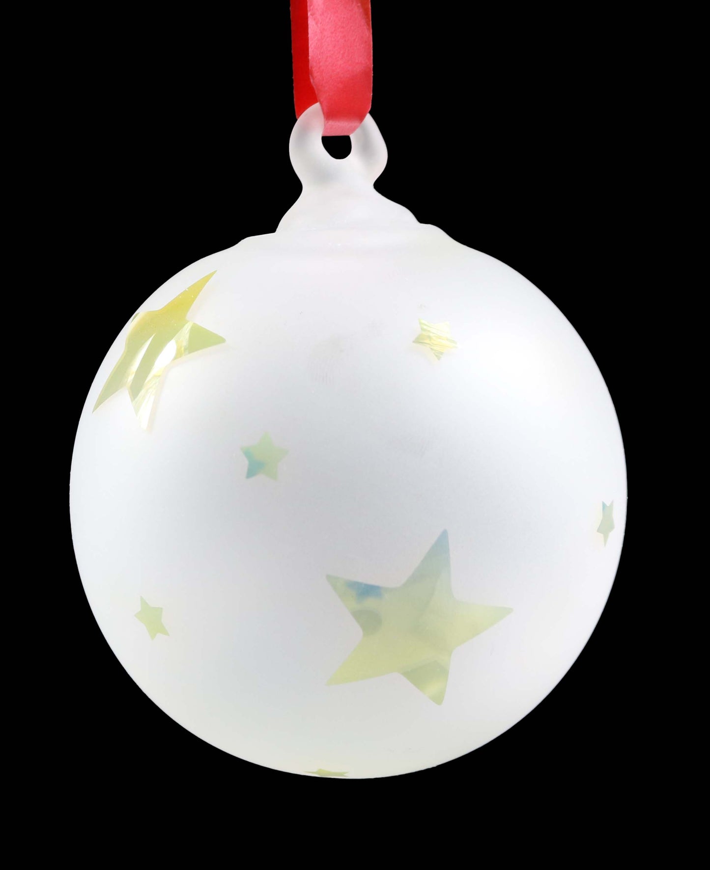 Star Sandblasted Christmas Ornament