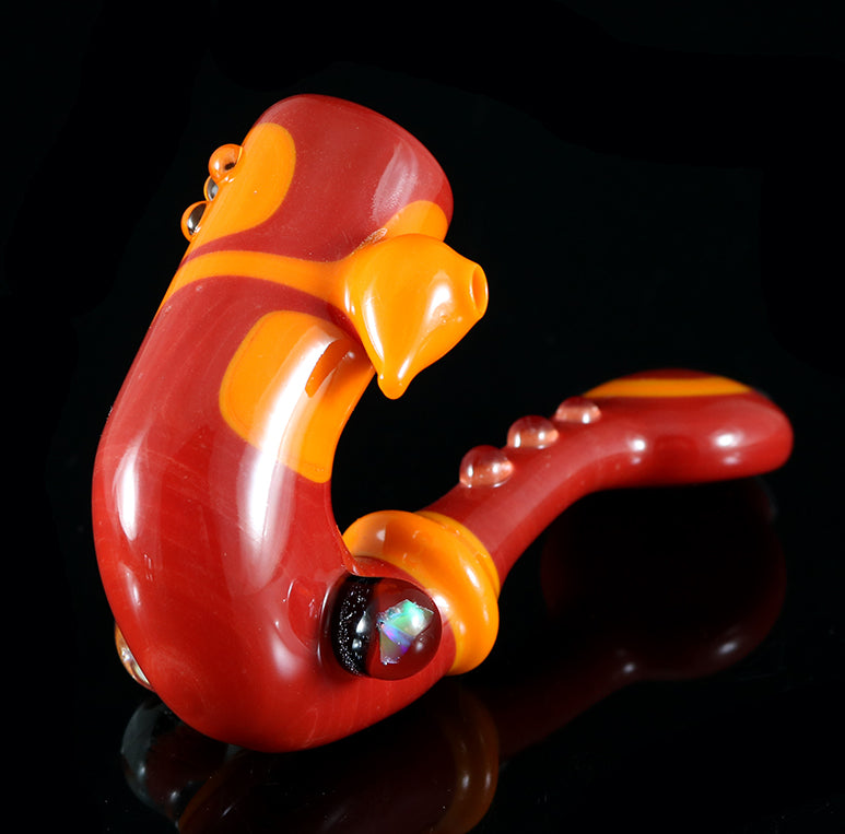 Sean Foley/STF Glass Sherlock: Red and Orange