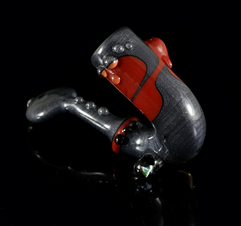 Sean Foley/STF Glass Sherlock: Grey and Red