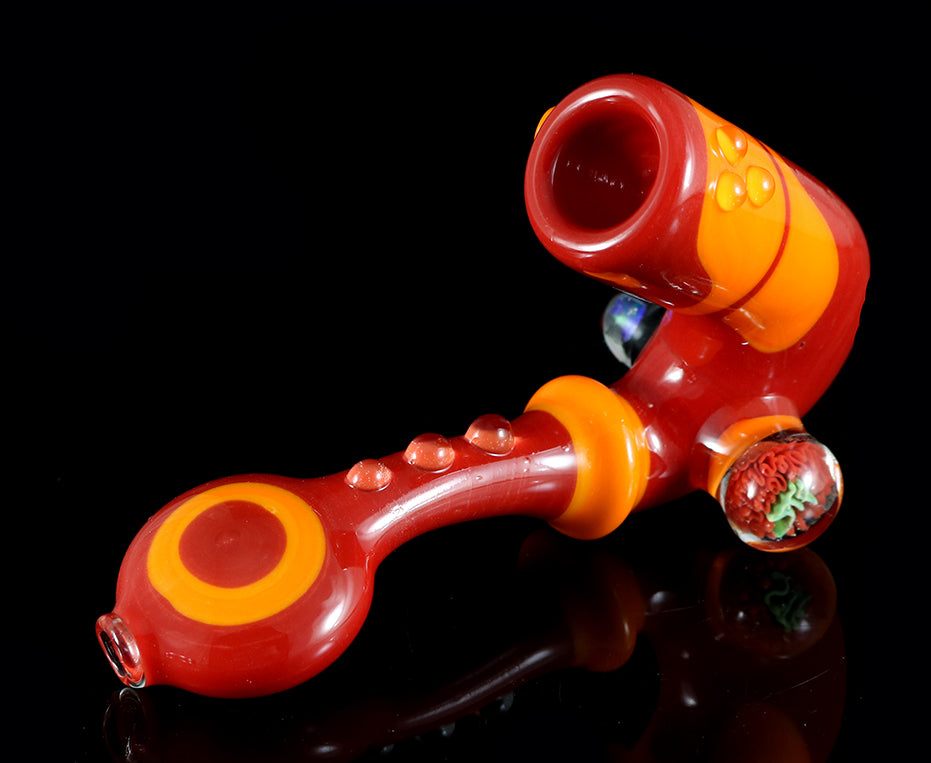 Sean Foley/STF Glass Sherlock: Red and Orange