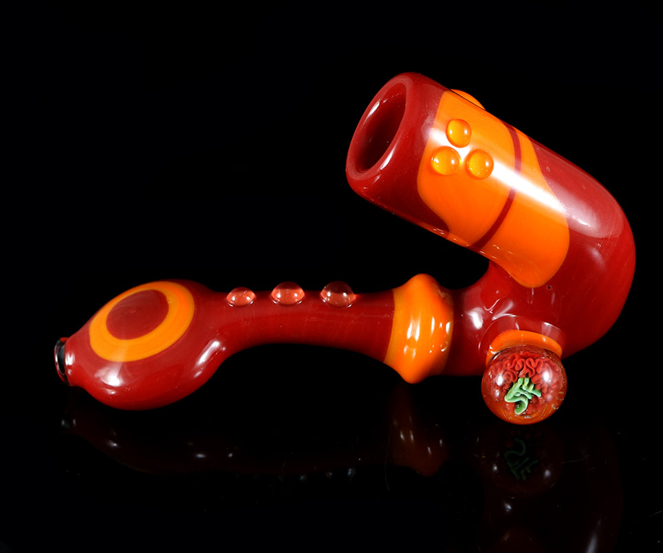 Sean Foley/STF Glass Sherlock: Red and Orange