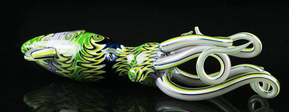 Cephalopod Dry Pipe made by Burtoni and Glass by Mouse
