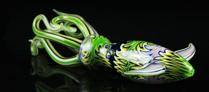 Cephalopod Dry Pipe made by Burtoni and Glass by Mouse