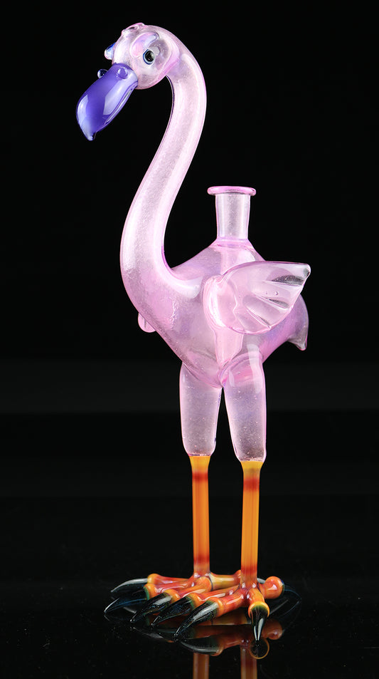 Pink Satin Flamingo Dab Rig by, Burtoni