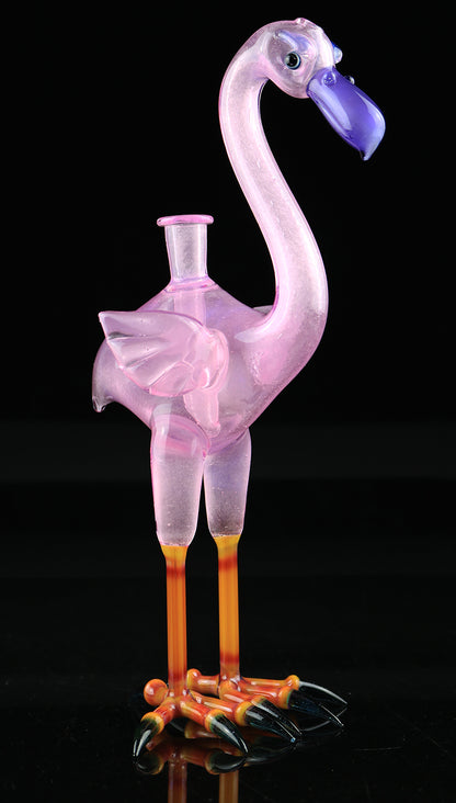 Pink Satin Flamingo Dab Rig by, Burtoni