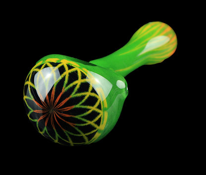 Green Filla Spoon by, Hoffman Glass