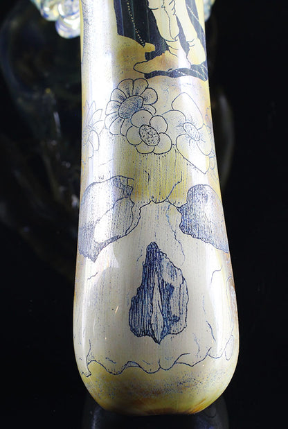 Alas, poor Yorick. Made by Phil Sundling and Glass Scribe